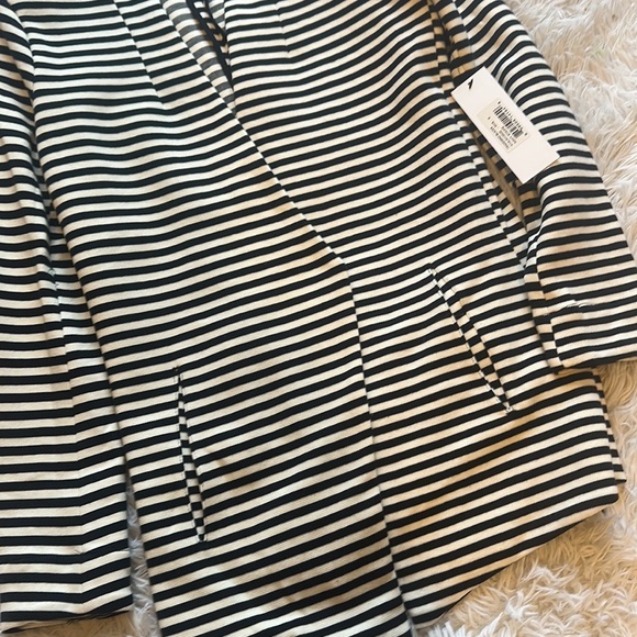 NWT Anthropologie x Bishop + Young Navy Striped Tradewind Blazer women size S - Picture 7 of 10
